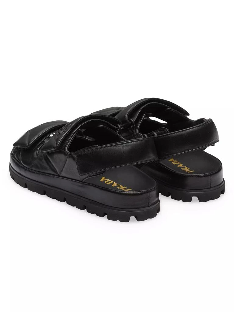 Prada Padded Nappa Leather Sandals 4