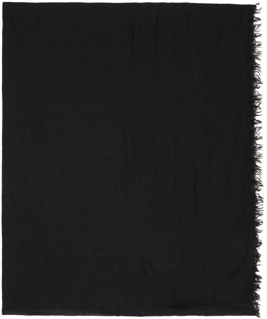 Rick Owens Black Temple Ginny Scarf