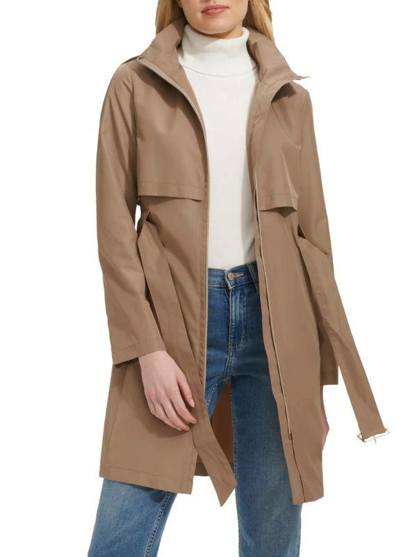 Cole Haan Packable Belted Rain Jacket 3