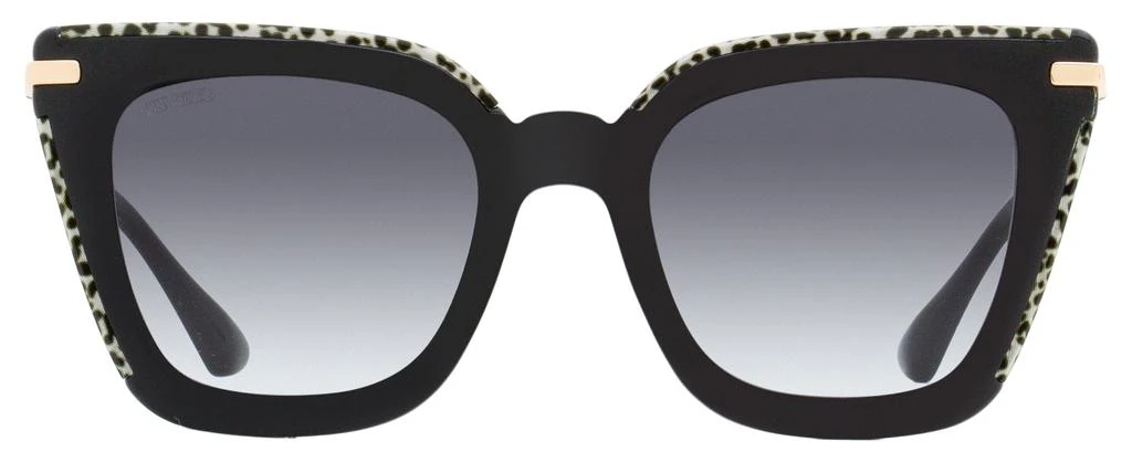 Jimmy Choo Women's Square Sunglasses Ciara /G FP39O Black/Leopard 52mm 2