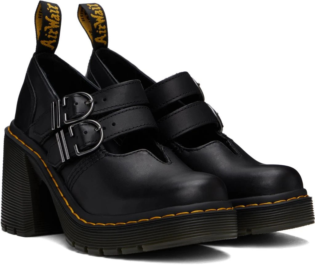 Dr. Martens Black Eviee Heels 4