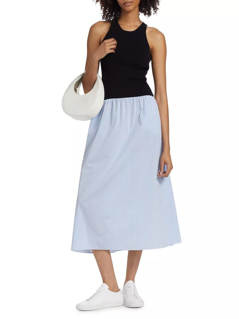 Naadam Mixed Media Midi Dress 3