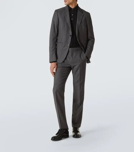 Thom Sweeney Wool polo sweater 2