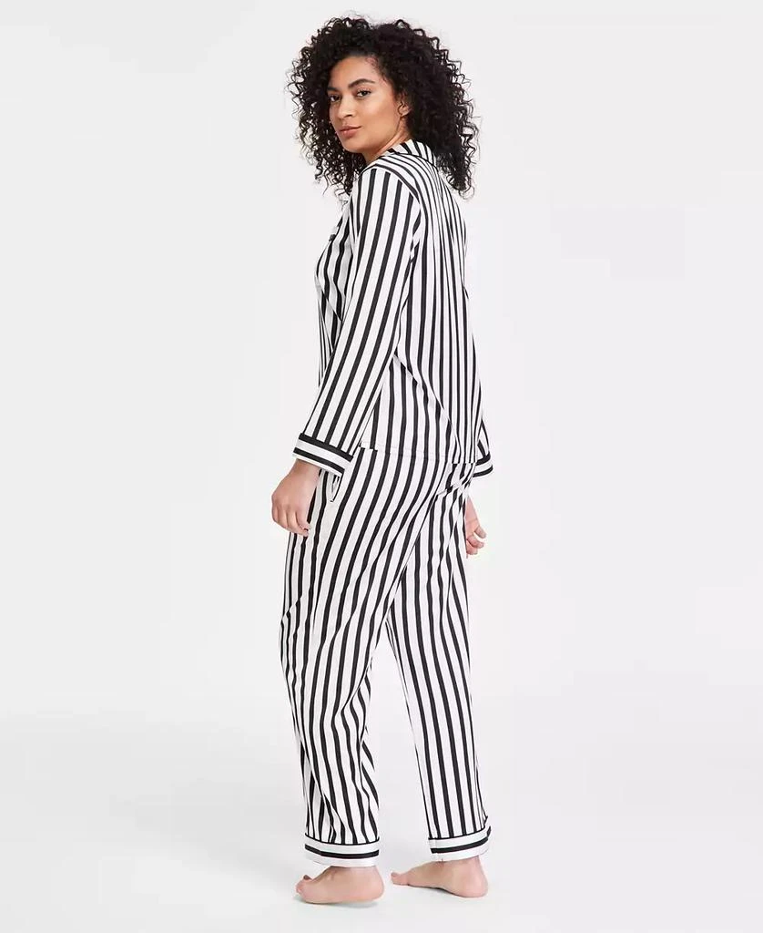 INC International Women's Striped Satin Pajama Set, Exclusively at Macy's 3