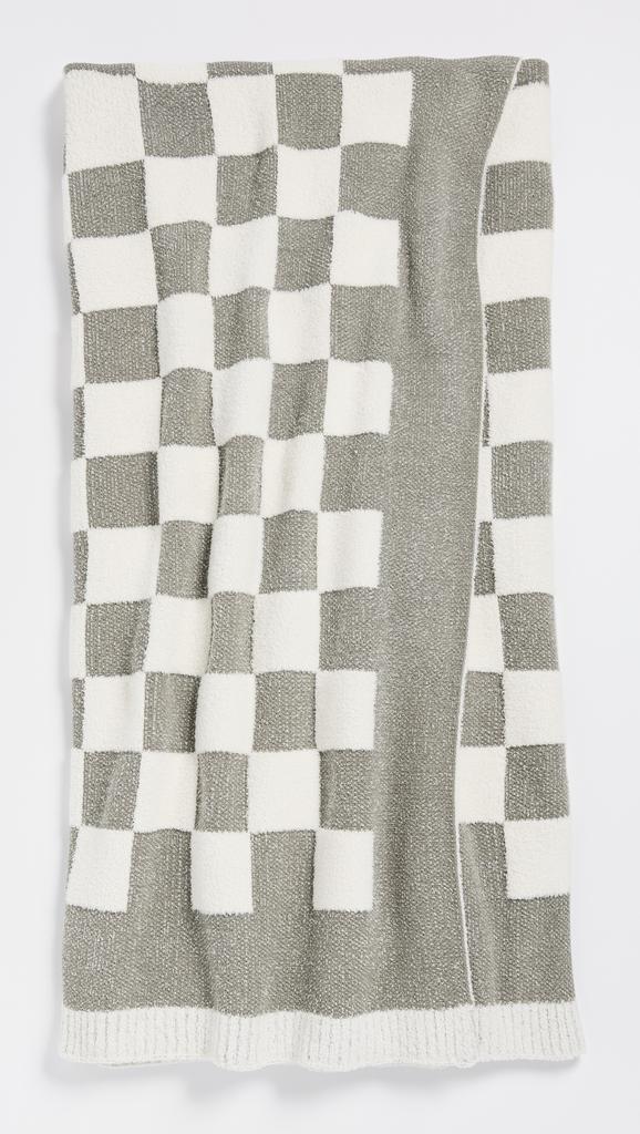 Barefoot Dreams CozyChic Cotton Checkered Throw