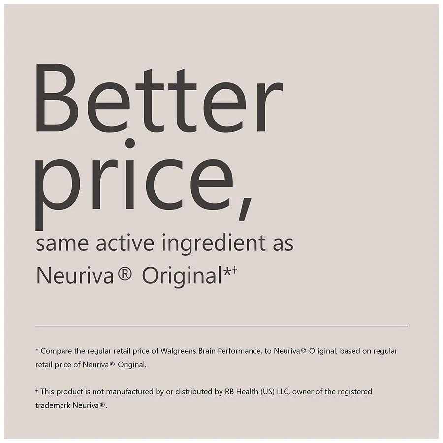Walgreens Original Strength Brain Performance Capsules (30 days) 6