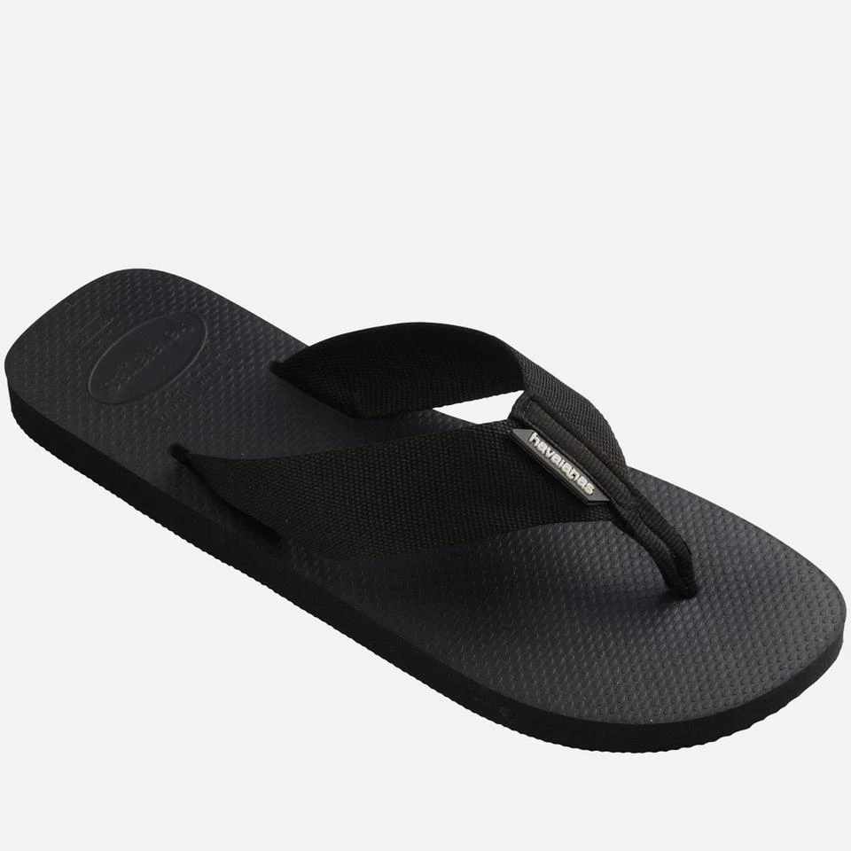 Havaianas HAVAIANAS MEN'S URBAN BASIC RUBBER CANVAS FLIP FLOPS 2