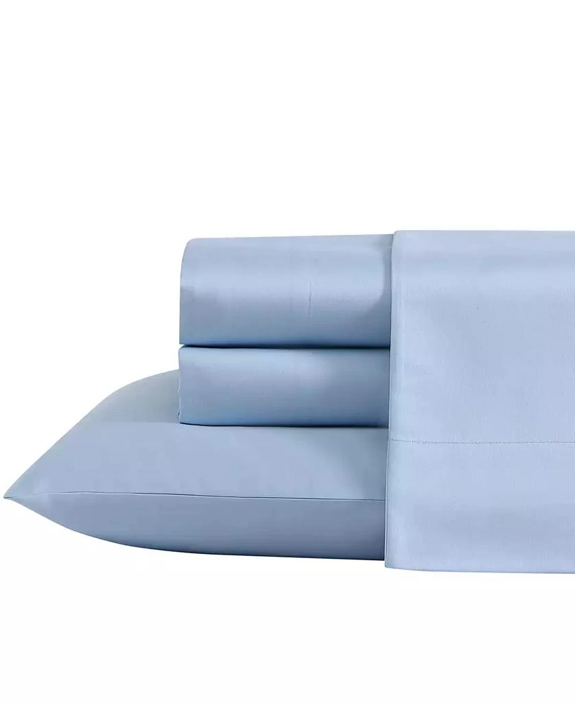 Laura Ashley CLOSEOUT! Laura Ashley 800 Thread Count Cotton Sateen Blend 4-Pc. Sheet Set, Queen 1