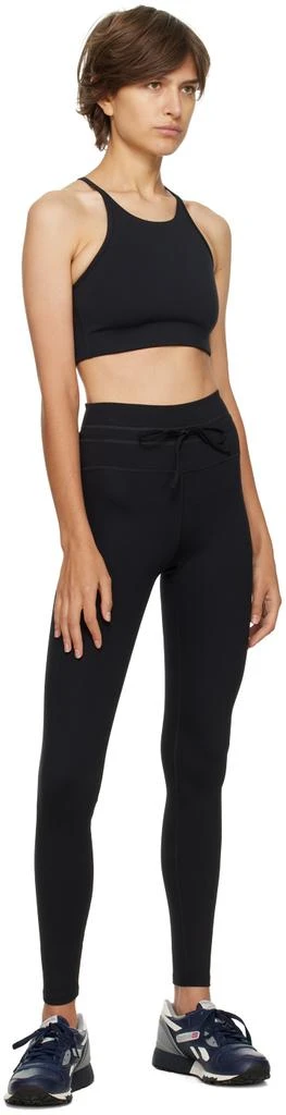 Girlfriend Collective Black Compression Drawstring Leggings 4