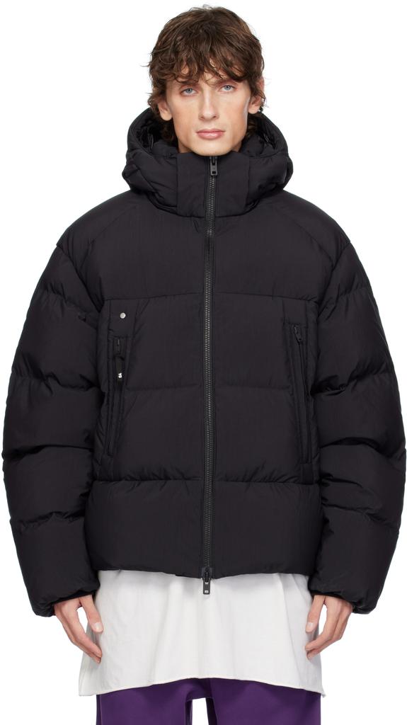 Y-3 Black Puffer Down Jacket