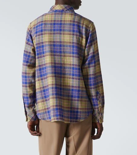 God's True Cashmere Tartan cashmere shirt 4