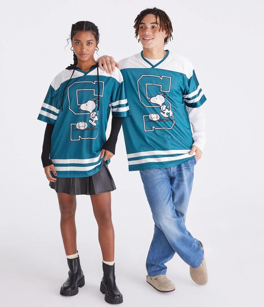 Aeropostale Peanuts | Aéropostale Snoopy Football Kicker Mesh Top 2