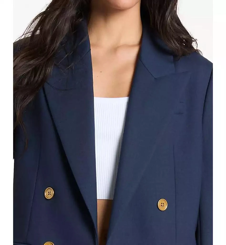 Michael Kors Women
s Double-Breasted Wing Tip Collar Jacket 2