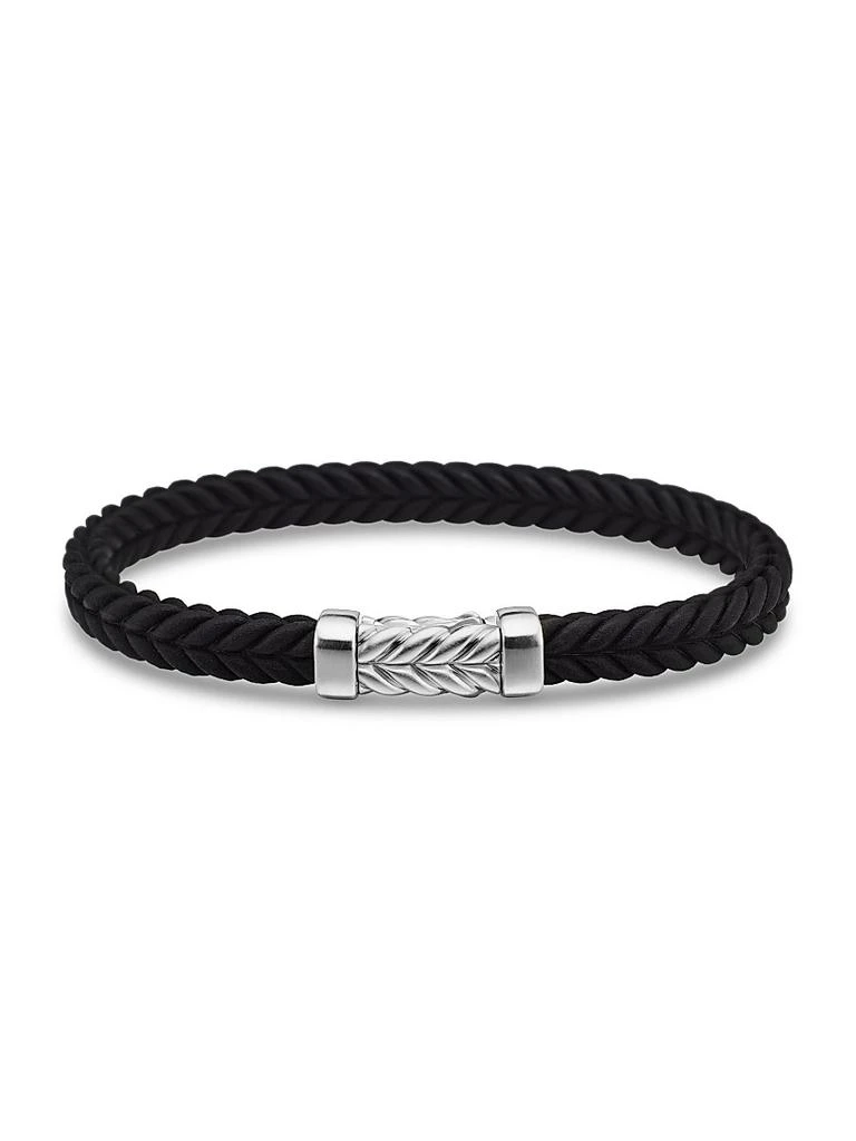 David Yurman Chevron Rubber Bracelet 4