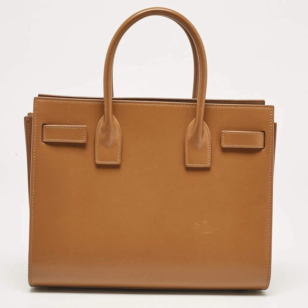 Yves Saint Laurent Saint Laurent Brown Leather Baby Classic Sac De Jour Tote 4