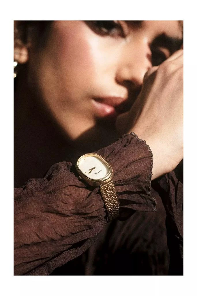 BREDA BREDA Jane Tethered Mesh Bracelet Analog Quartz 23MM Watch 2