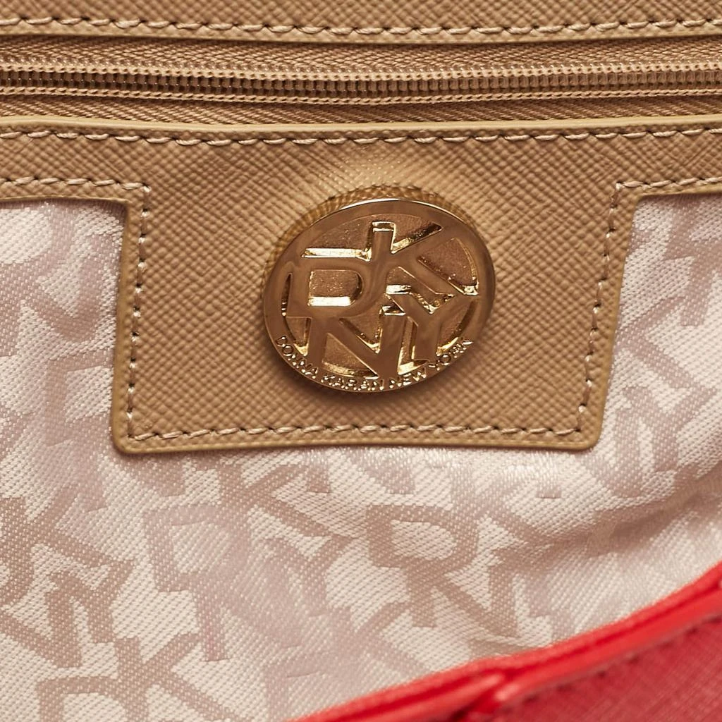 DKNY DKNY Red Leather Logo Flap Shoulder Bag 8