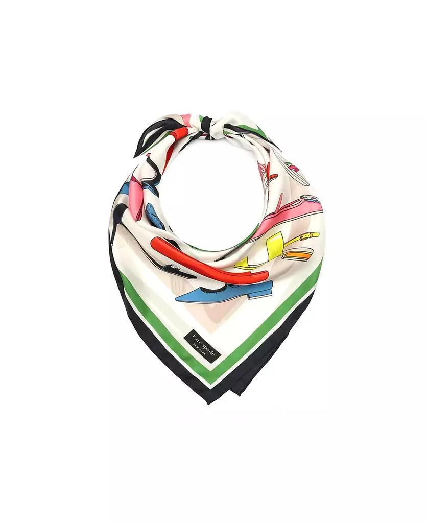 Kate Spade Women's Shoes Silk Square Scarf 4