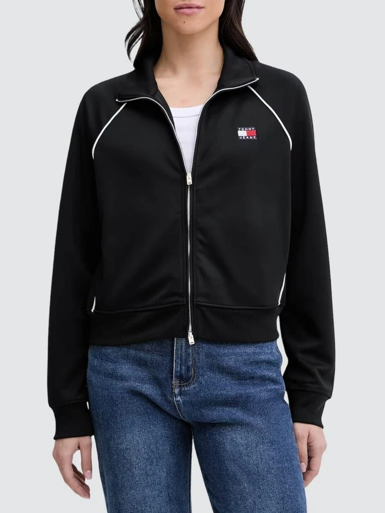 Tommy Jeans Stretch Technical Fabric Zip-Up Sweatshirt