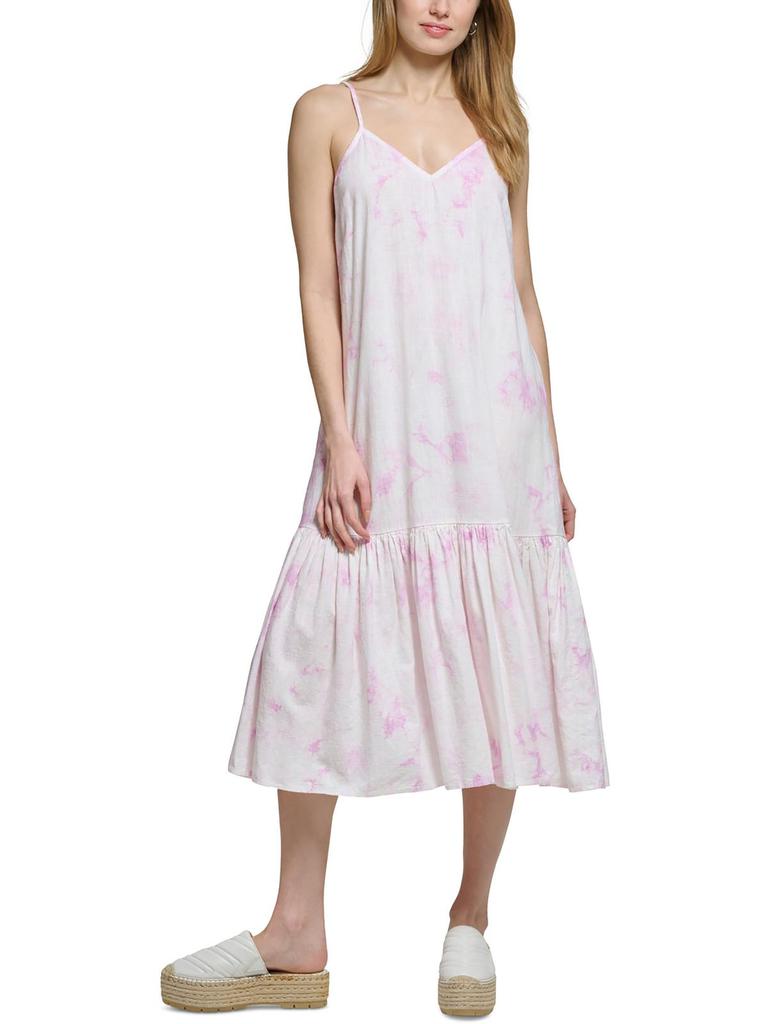 DKNY Womens Daytime Maxi Slip Dress