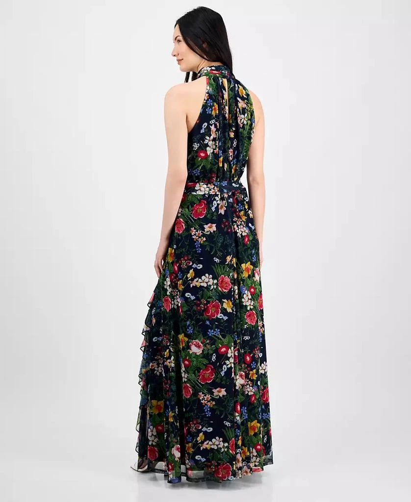 Anne Klein Women's Floral-Print Ruffled Maxi Dress 5