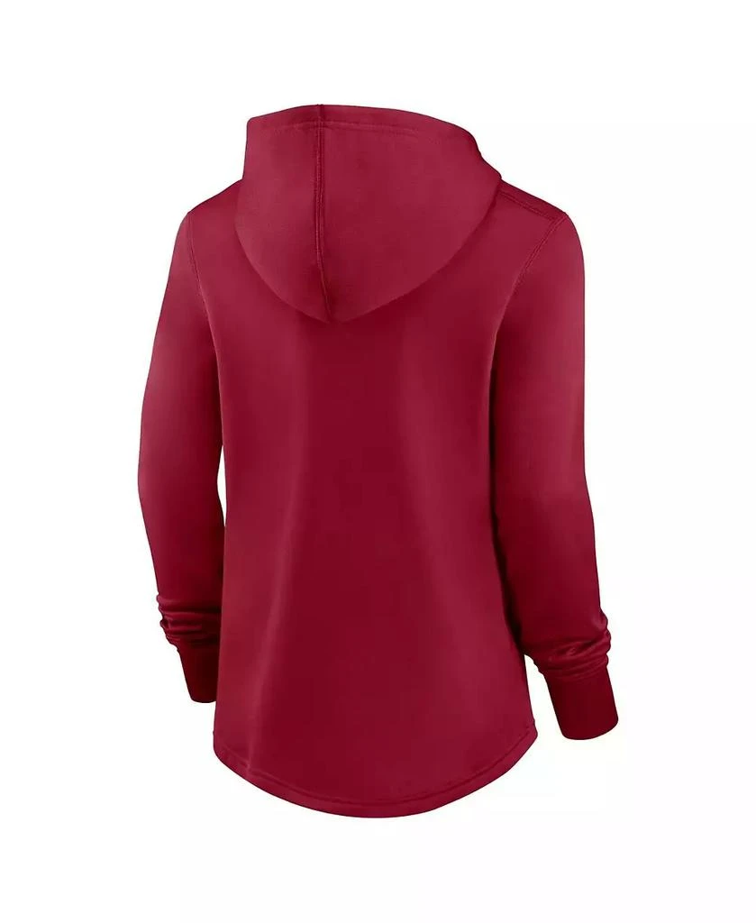 NIKE Women's Red Arizona Diamondbacks Authentic Collection Pregame Performance Pullover Hoodie 4