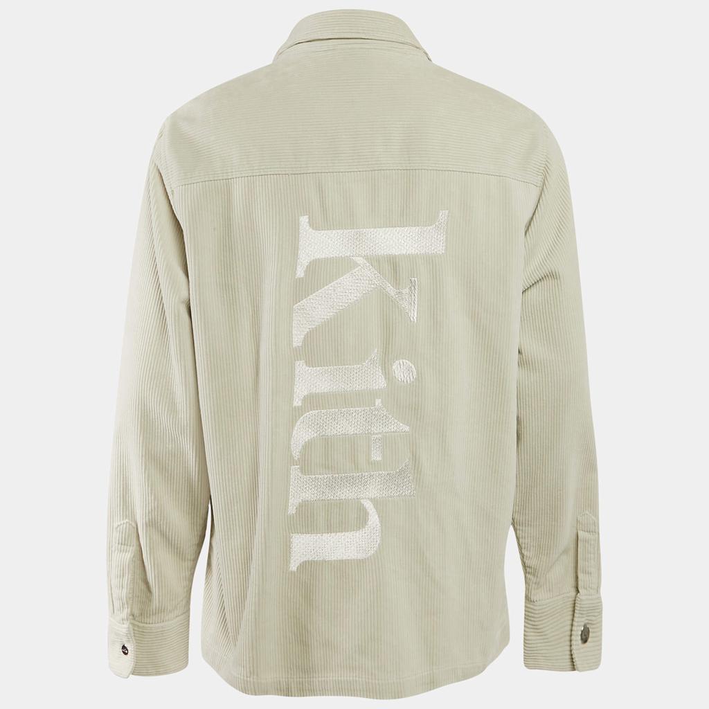 Kith Kith Light Grey Corduroy Zip-Up Ginza Jacket L