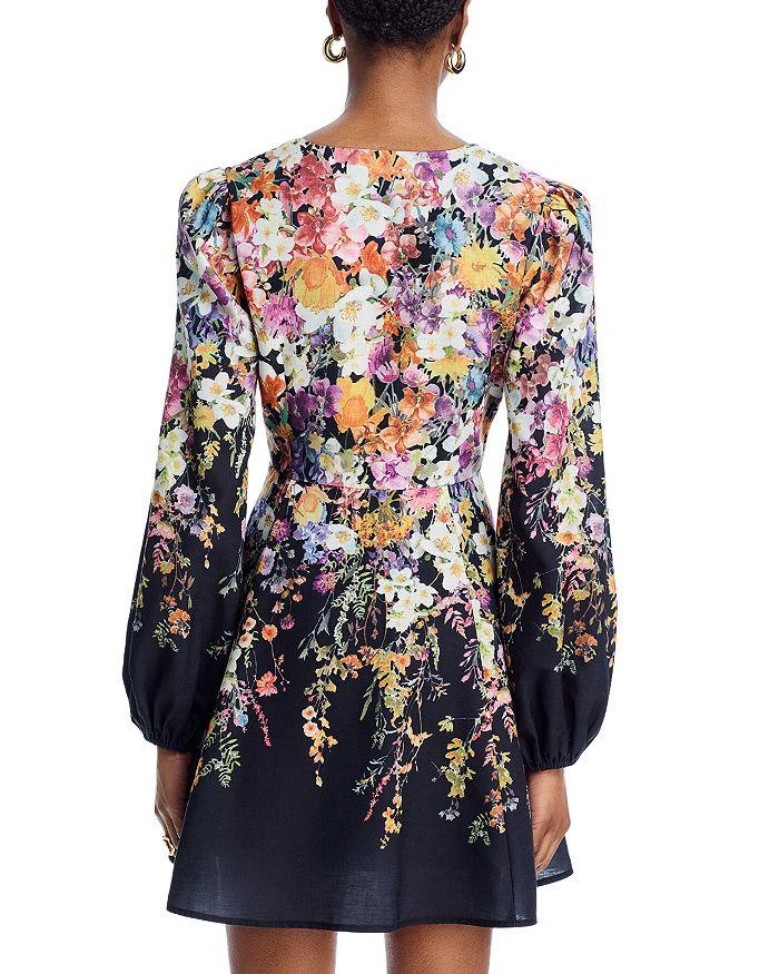 AQUA Floral Print Mini Dress - Exclusive 4