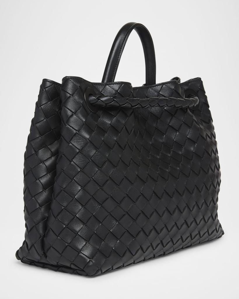 【関税&送料込】Bottega Veneta Black Leather Medium Andiamo BOTTEGA VENETA Andiamo medium intrecciato leather tote | NET