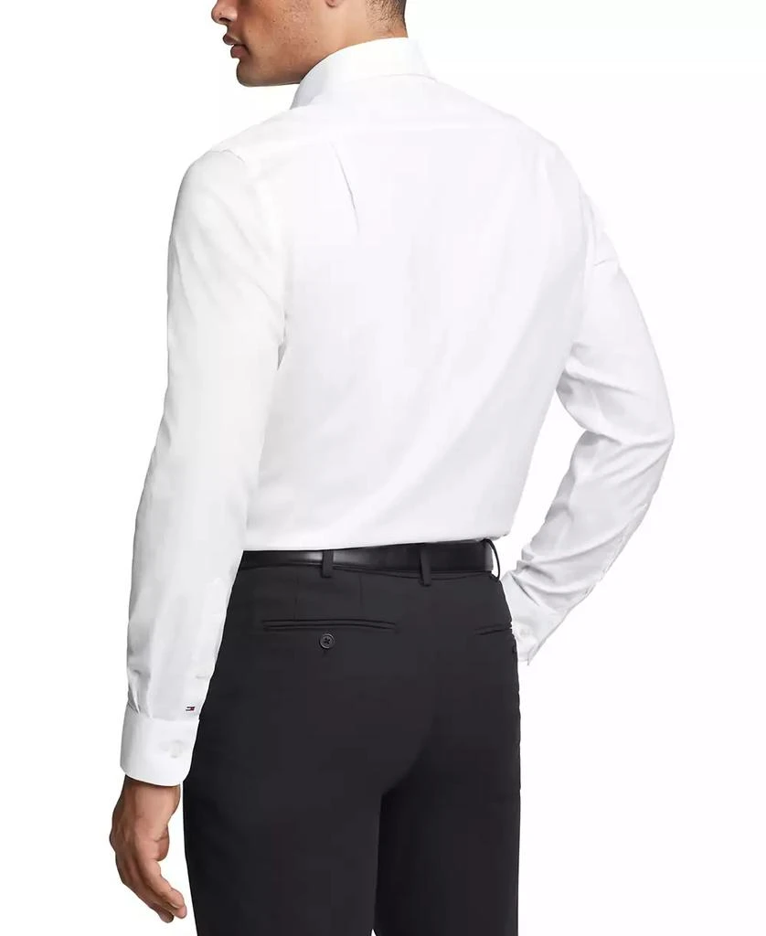 Tommy Hilfiger Men's Regular Fit TH Flex Essentials Wrinkle Free Stretch Dress Shirt 2