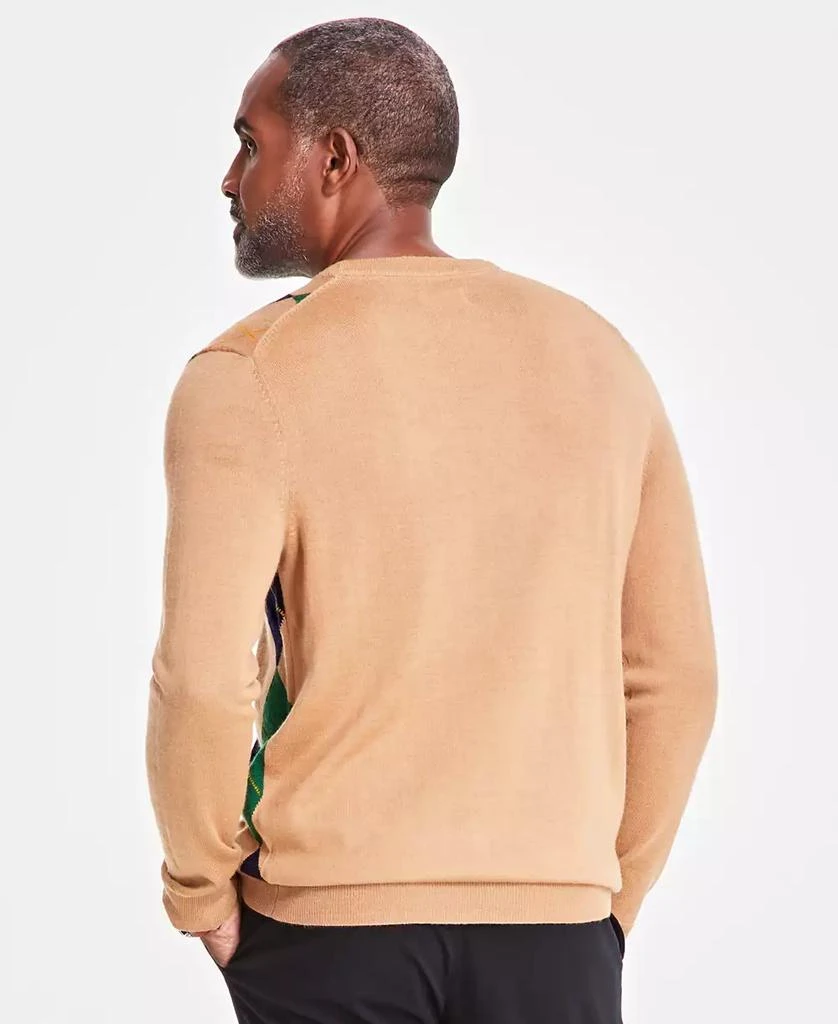 Club Room Men's Argyle Merino Sweater, Created for Macy's 3