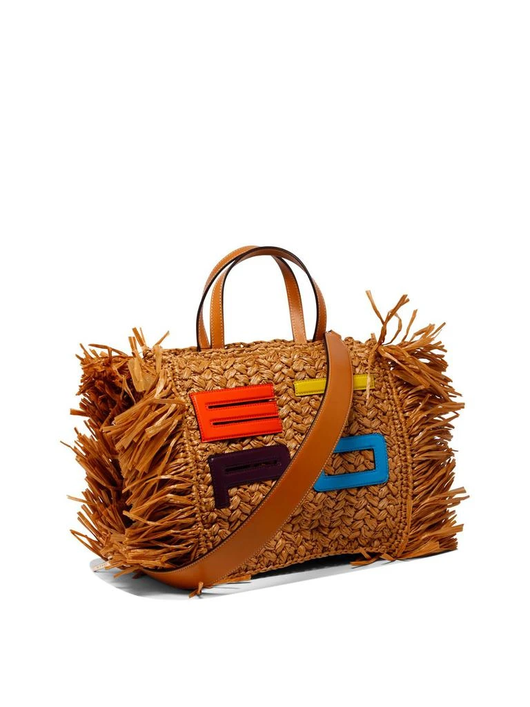 ETRO Etro Logo Patch Fringed Edge Tote Bag 3