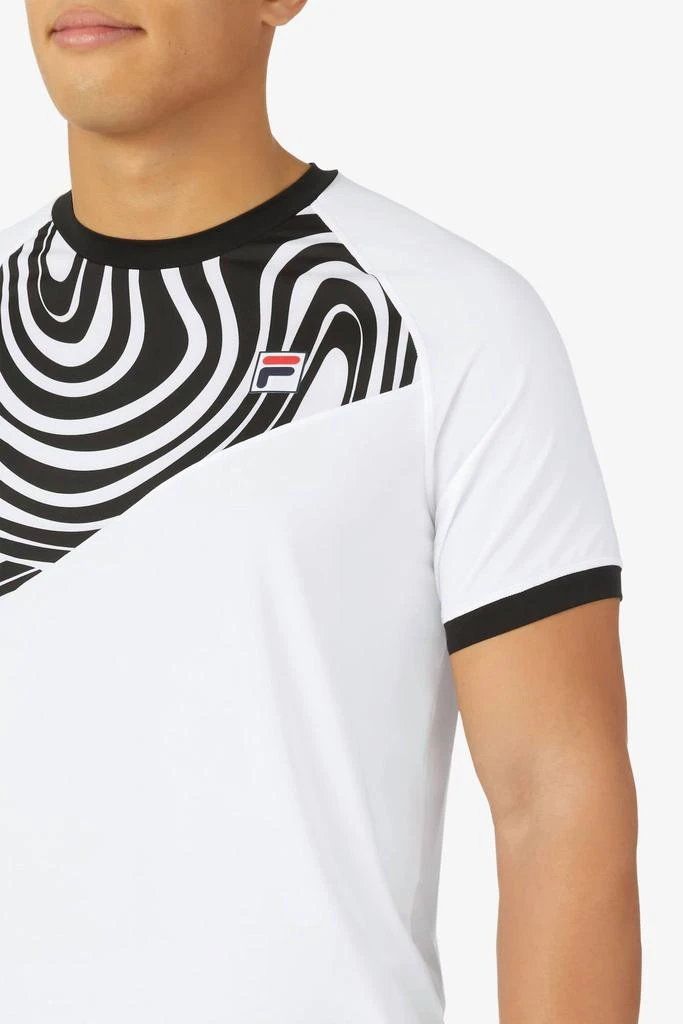 Fila Fila - Men's Tie Breaker Short Sleeve Color Block Printed Crew 2