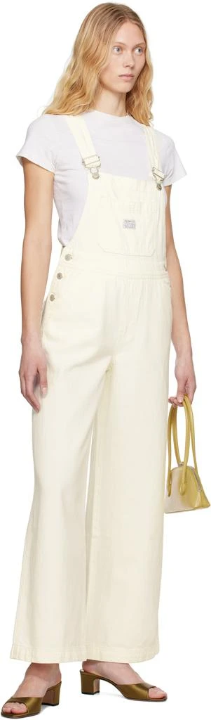 Levi's White XL Denim Overalls 4