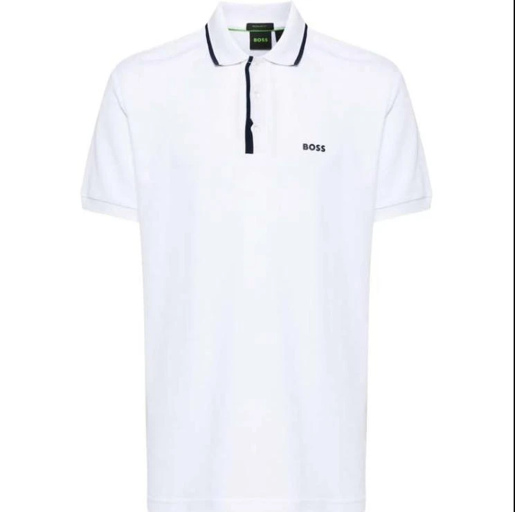 Hugo Boss Hugo Boss Men's Paddy 2 NCSA Stretch Polo Shirt, White 1