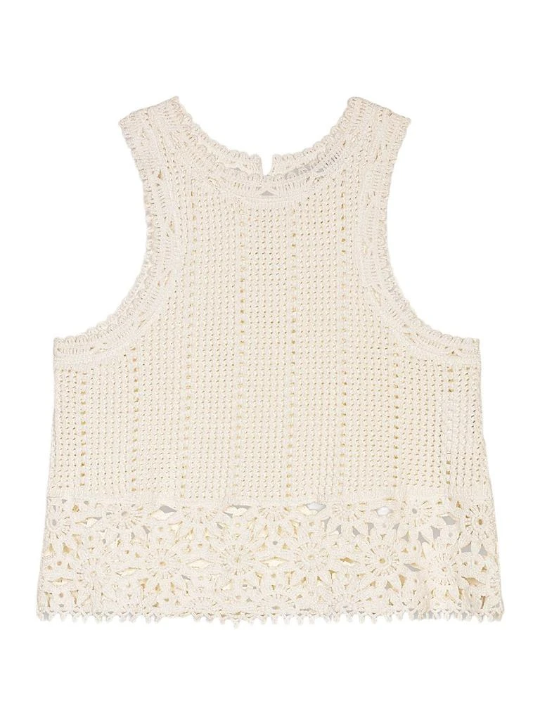 Maje Crochet Vest Top 1
