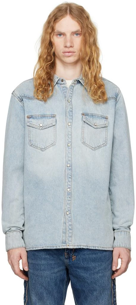 Ksubi Blue Whiplash Paragon Denim Shirt 1