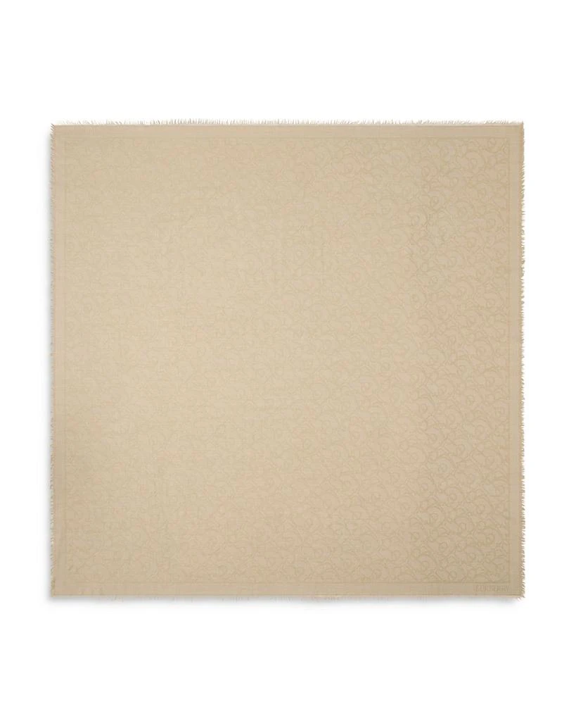 Burberry B Charm Lightweight Square Wool Scarf from Bloomingdale
s