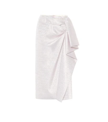 Dries Van Noten Metallic midi skirt 1