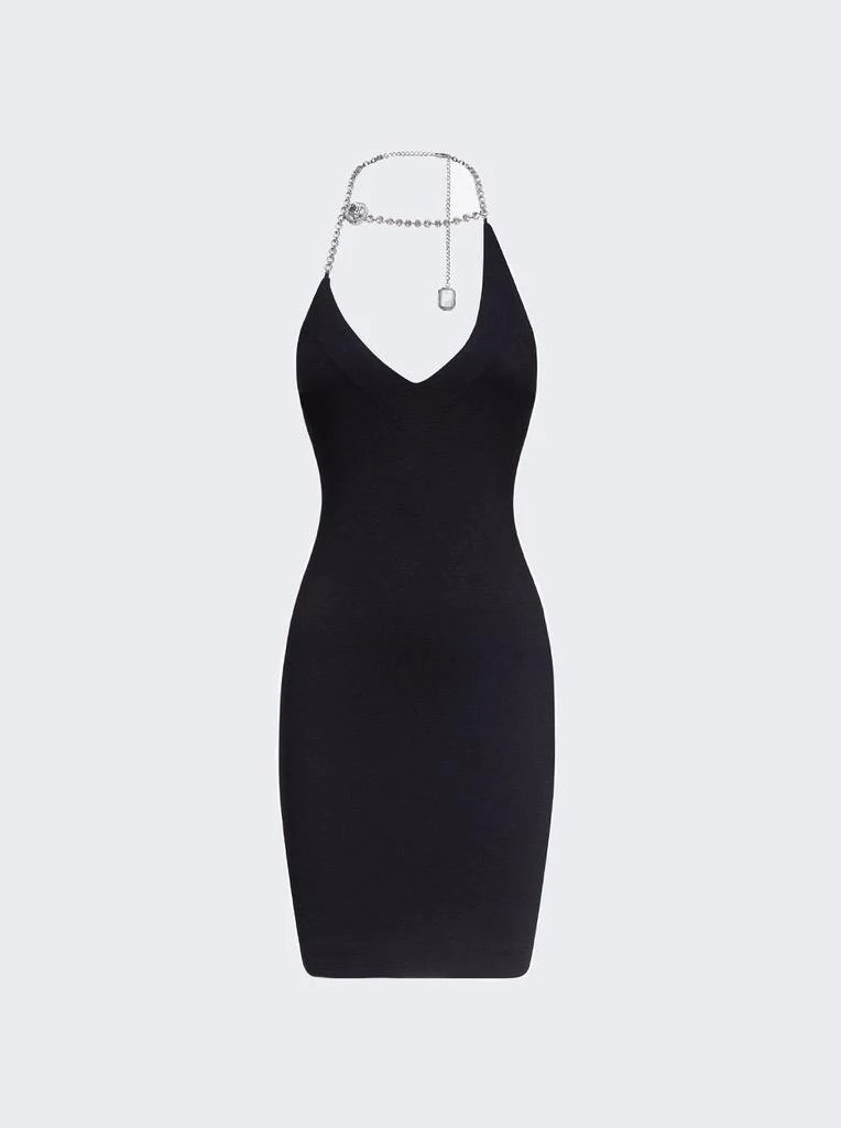 black mini dress nearby Mischa Bow Bodycon Mini Dress