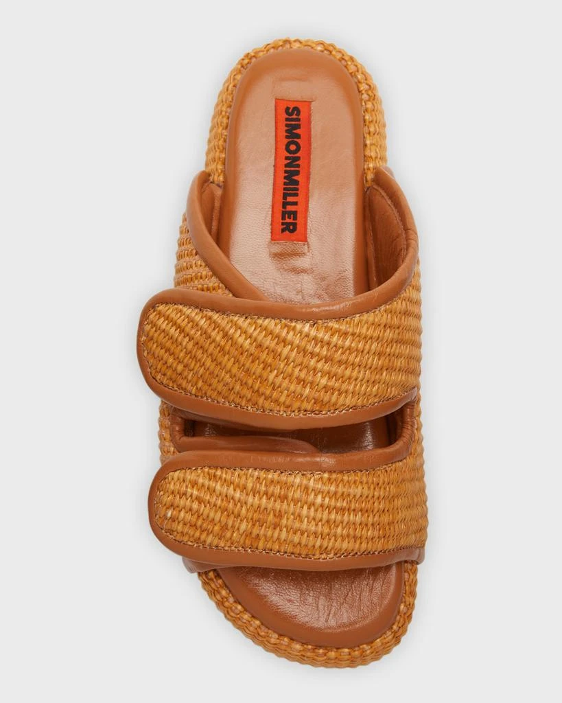 Simon Miller Cro Woven Dual-Grip Slide Sandals 6