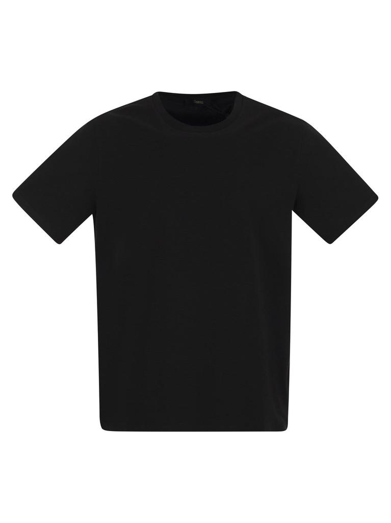 【送料&関税込】Herno Long-sleeved Crewneck Knitted T-shirt Herno Herno Long-Sleeved Crewneck Knitted T-Shirt - T-Shirts