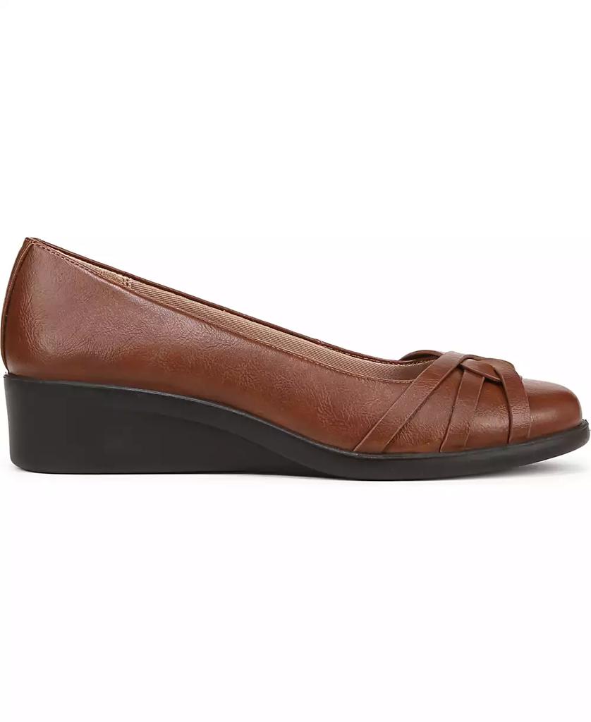 LifeStride Women's Jorie Low Wedge Ballerina Flats