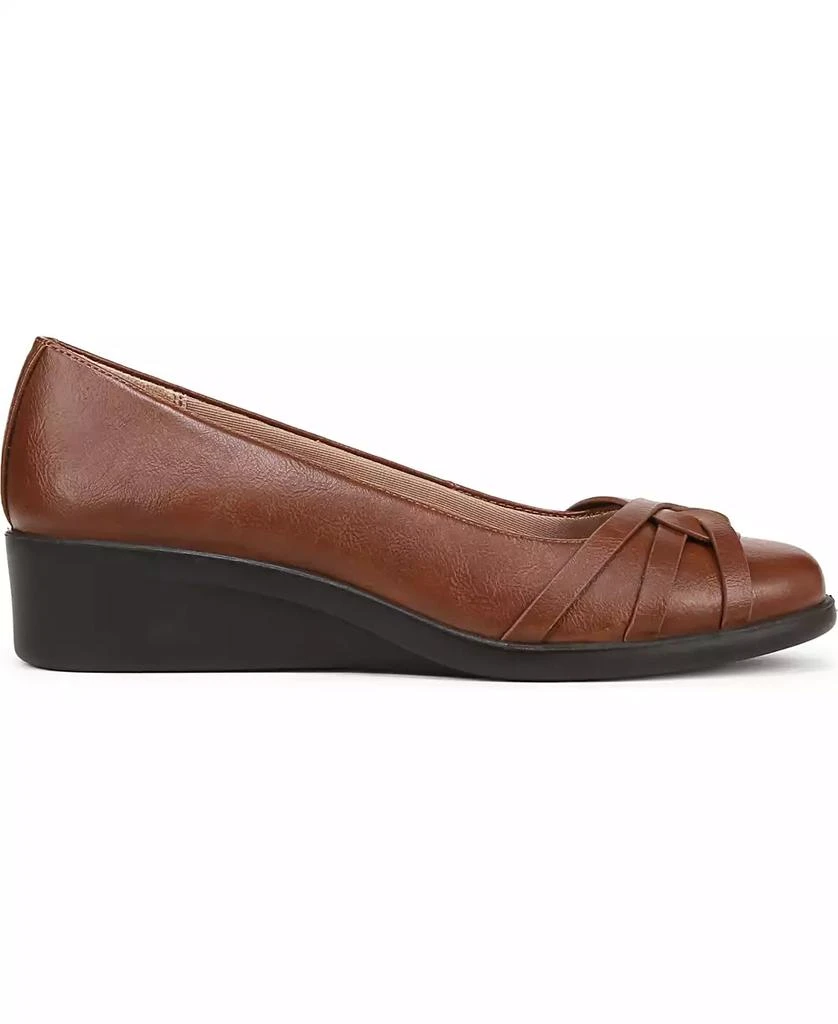 LifeStride Women's Jorie Low Wedge Ballerina Flats 2