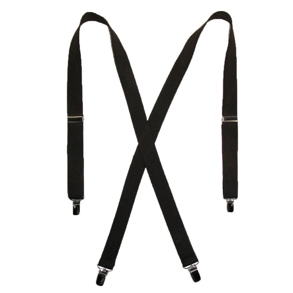 CTM Women's Elastic Clip-End 1 Inch Basic Suspenders 6