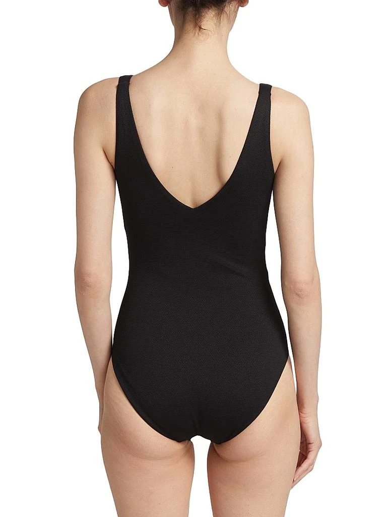 SPANX Piqué Shaping One-Piece Swimsuit 4