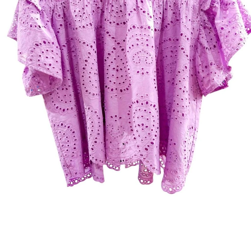 Country Gentleman Country Gentleman - Tucked Detail Eyelet Lace Top 1