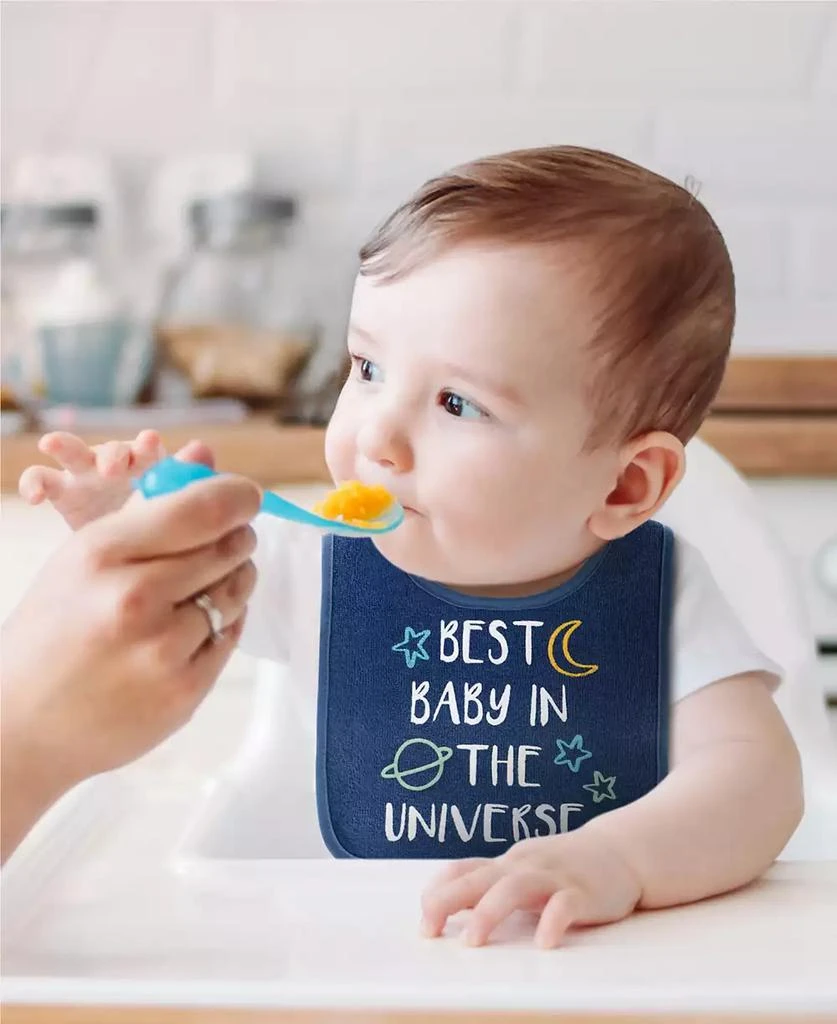 The Peanutshell Terry Feeding Baby Girl Bibs, 10 Pack, Hello Sunshine 3