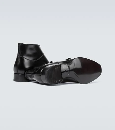 Tom Ford Sutherland double monk strap shoes 7