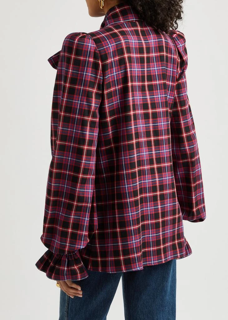 The Vampire's Wife The Mythical checked cotton blouse  3